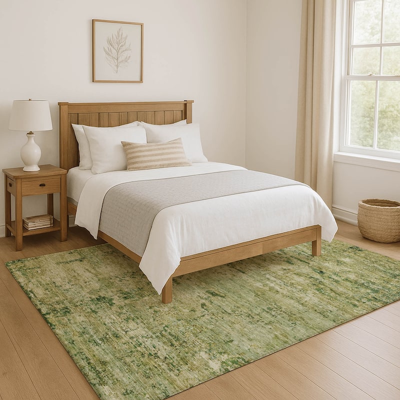 Premium Washable Super Soft Solid Abstract Mayfield Rug