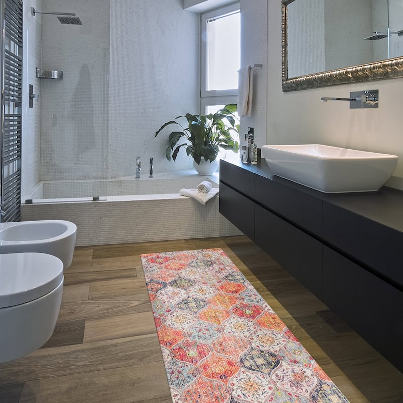 Transitional Cushioned Anti Fatigue Standing Kitchen Mat