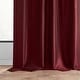preview thumbnail 81 of 81, Exclusive Fabrics Textured Faux Dupioni Silk Thermal Blackout Curtains (1 Panel)