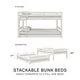 preview thumbnail 14 of 19, Avenue Greene Nola Full over Full Wood Bunk Bed