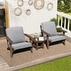 preview thumbnail 93 of 128, 21 W x 22 D in. Deep Seat Outdoor Cushion Set by Crestlive Products