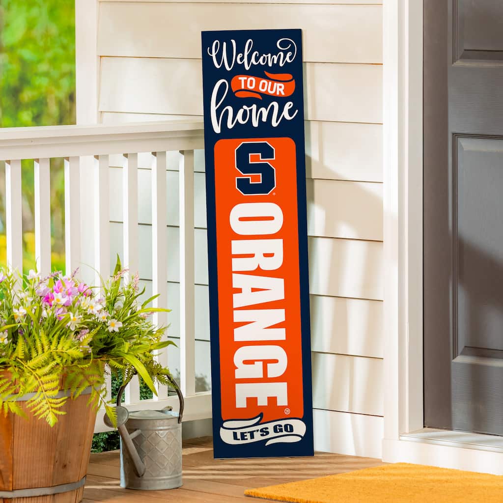 47" Double Sided Seasonal Porch Leaner, Syracuse University - 47" x 11.25"