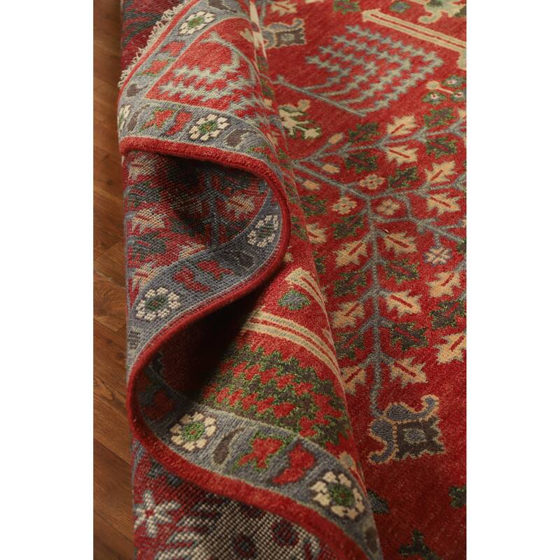 Heriz Serapi Indian Rug Handmade Wool Carpet - 7'11" x 9'8"