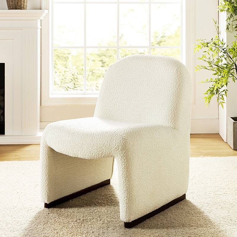 Roberto Mid-century Accent Chair with Hardwood Legs by HULALA HOME