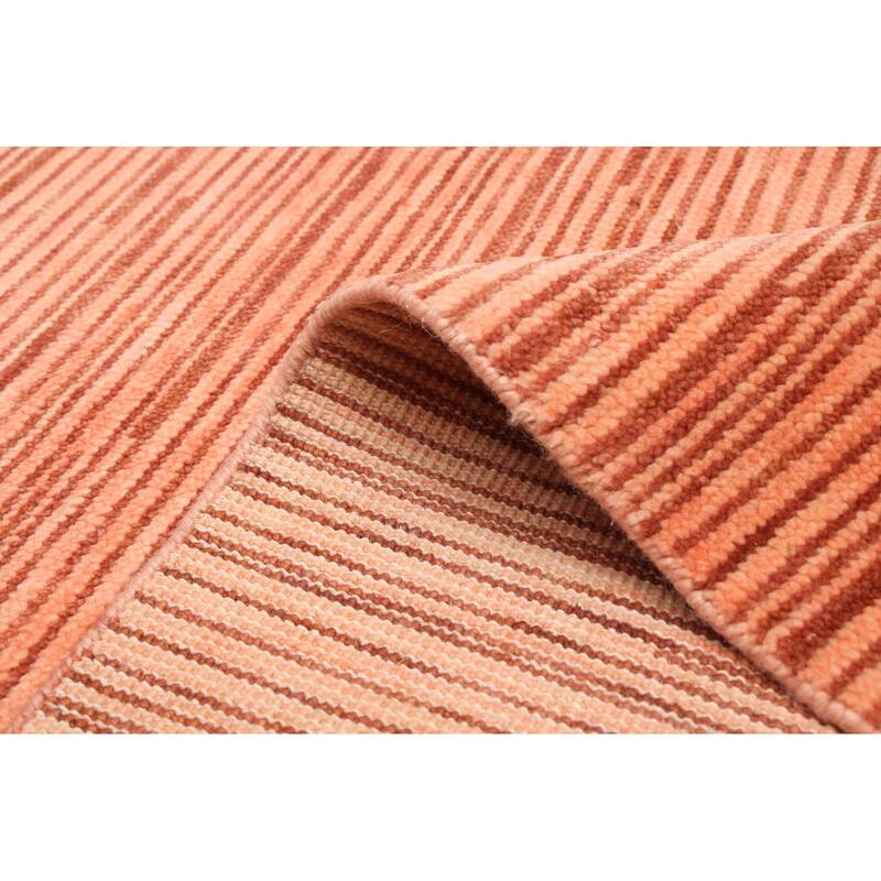 ECARPETGALLERY Hand-knotted Pak Finest Gabbeh Copper Wool Rug - 4'0 x 6'0