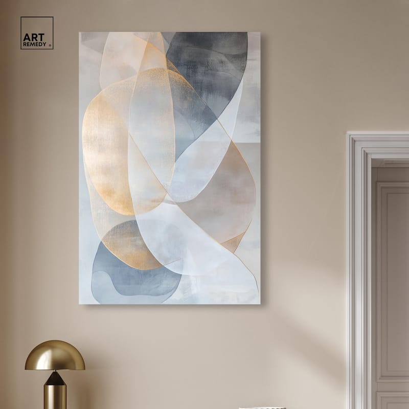 Blue Haze Canvas by Art Remedy, Gallery Wrapped