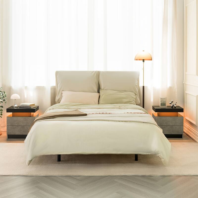 Sofa Side Table Bedside Table, Coffee Table Accent Cabinet