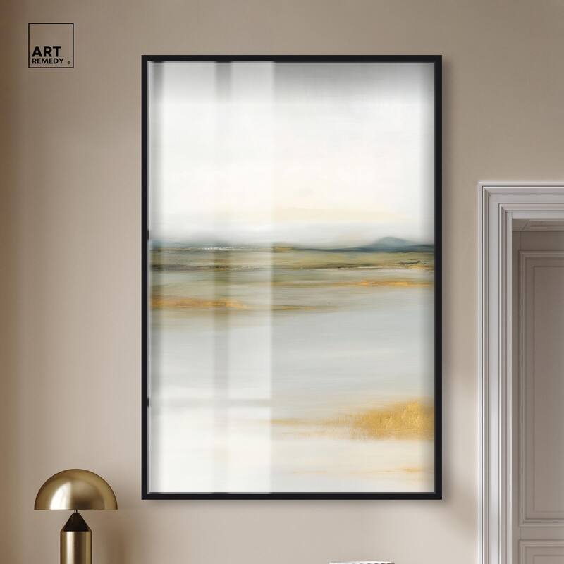 Misty Expanse I Shadowbox by Art Remedy