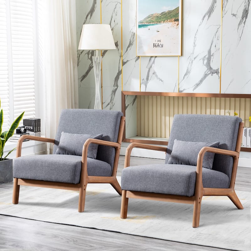 Aston Modern Solid wood Accent Chair for Living Room