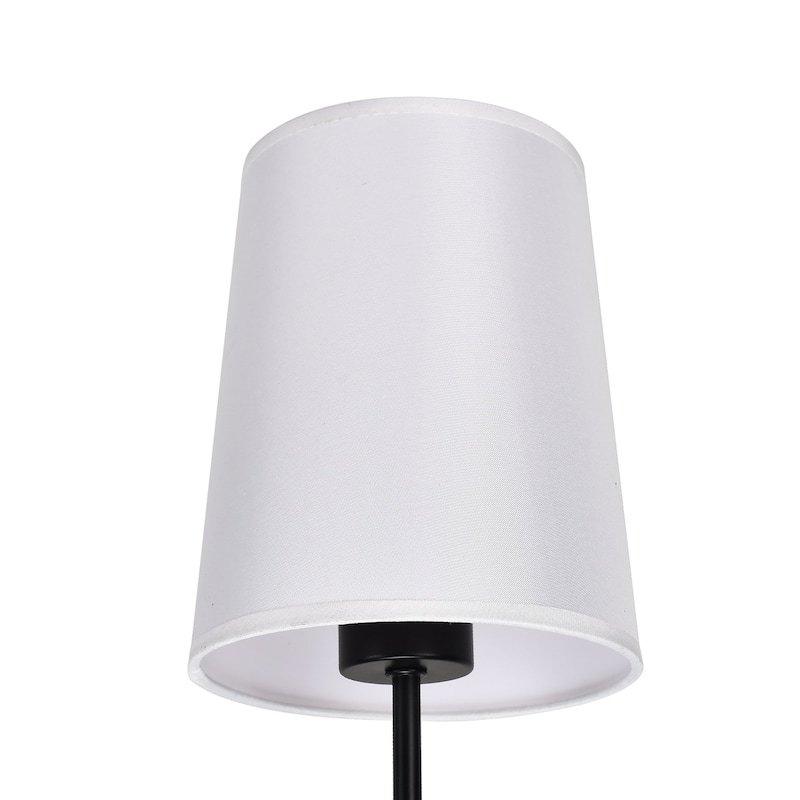 8 - Light Dimmable Tiered Chandelier - Matte Black