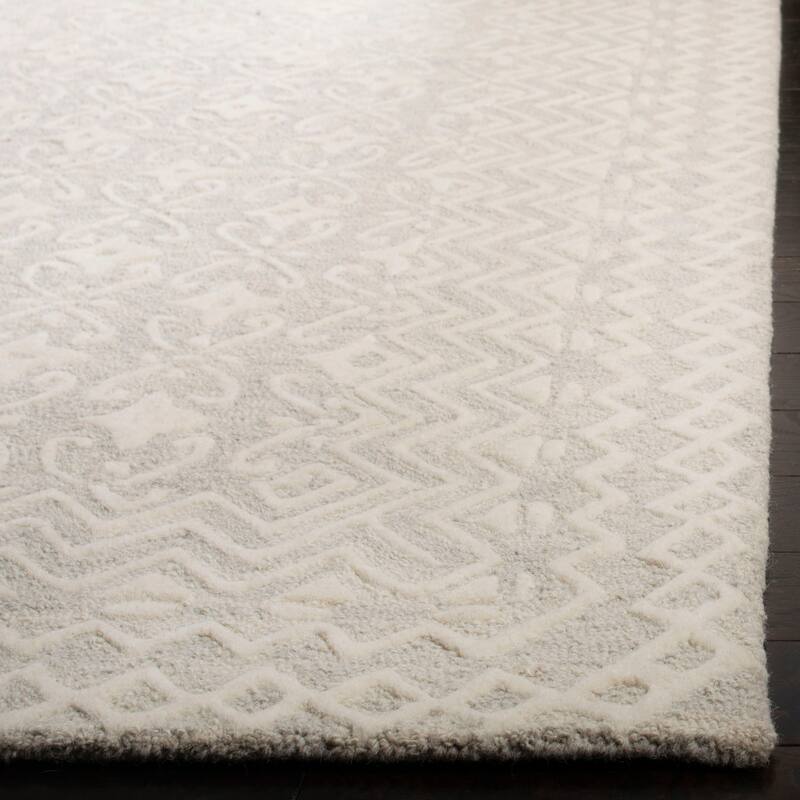 SAFAVIEH Handmade Blossom Manuela Modern Floral Wool Rug