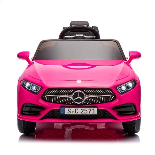 slide 2 of 18, 12V Kids Ride On Car w/ Parents Remote Control - Pink Pink