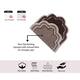 Home Weavers Allure Collection Absorbent Cotton, Machine Washable and Dry Bath Rugs