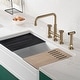 preview thumbnail 2 of 165, Kraus Urbix Industrial Solid Brass Kitchen Faucet