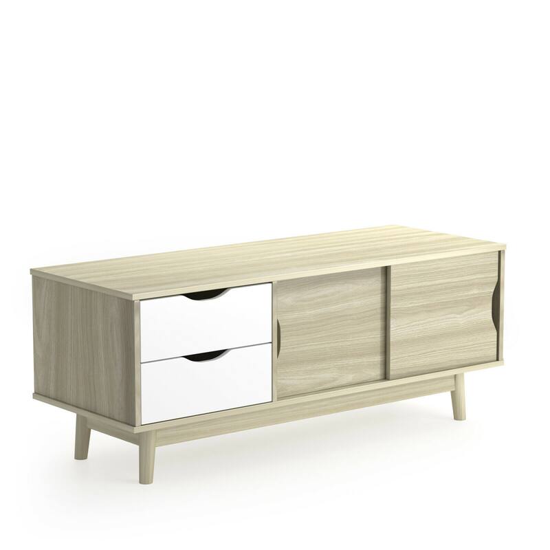 Gymax TV Stand for TV up to 60'' Media Console Table Storage with - See Details