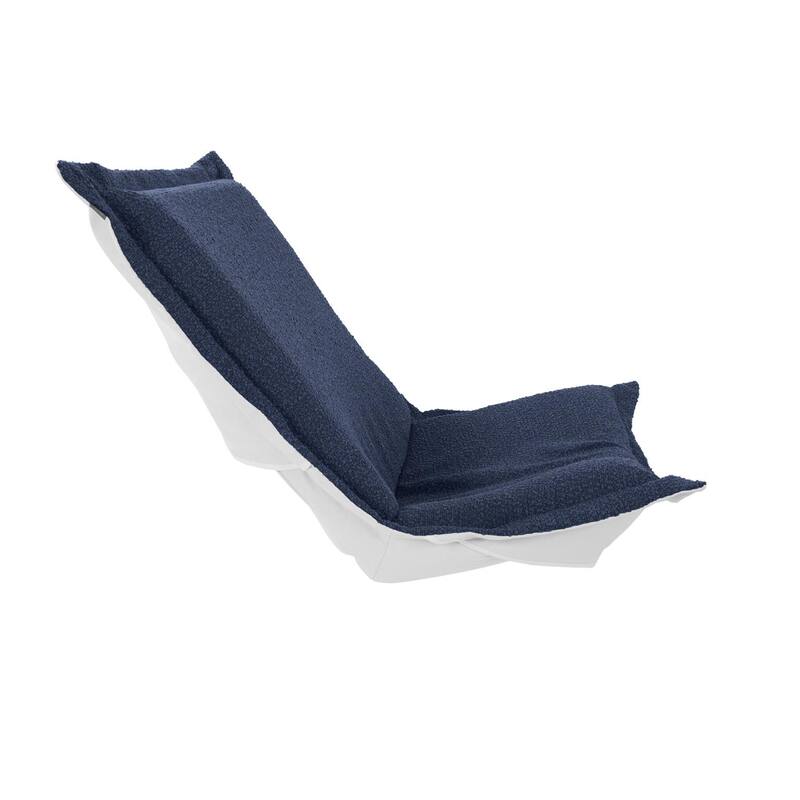 Allan Andrews Indoor/Outdoor Scroll Puff Chair Cover & Cushion Only, Alicante Collection