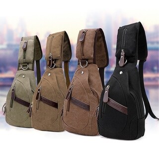 Shop Men's Women's Canvas Travel Hiking Cross Body ...