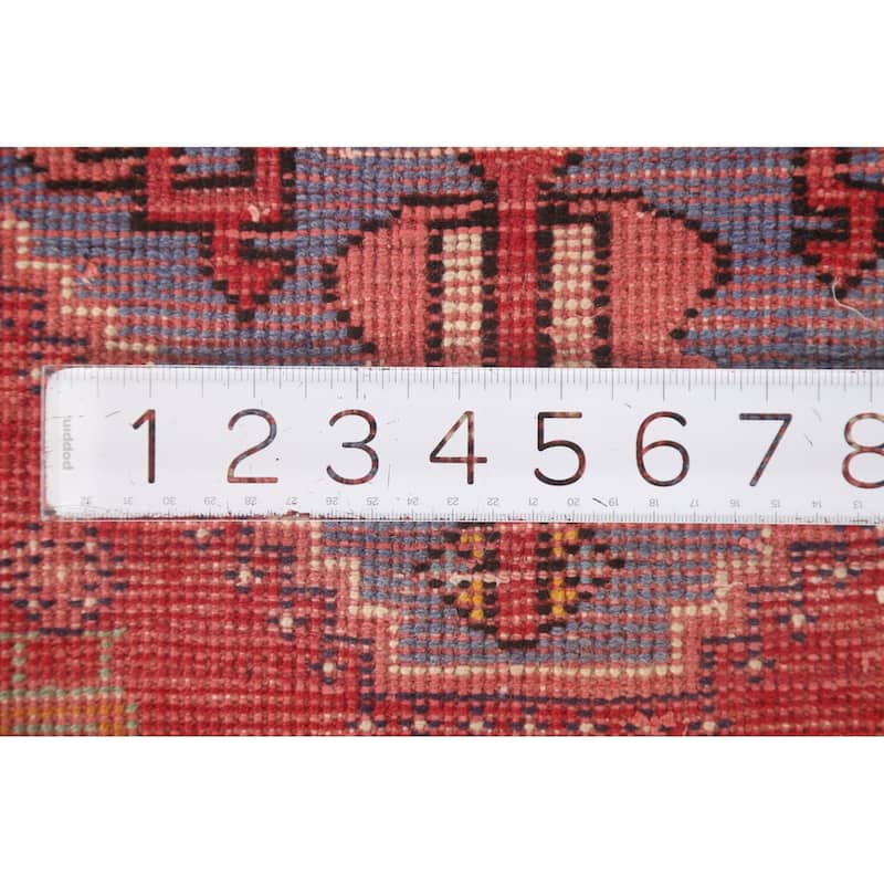 Tribal Shiraz Persian Vintage Square Rug Hand-Knotted Wool Carpet - 2'0" x 2'3"