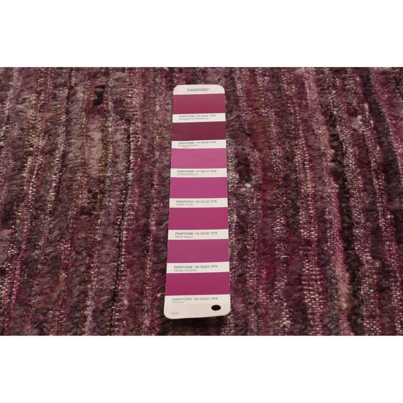 ECARPETGALLERY Hand-knotted Finest Peshawar Ziegler Magenta Wool Rug - 9'3 x 12'6