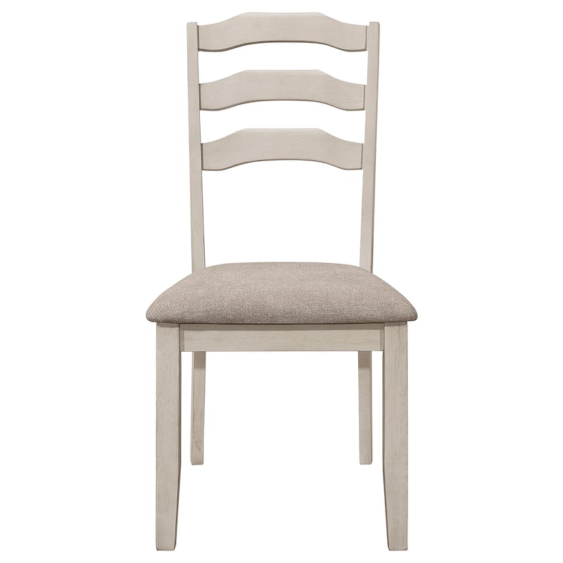 Ronnie Rustic Cream Rectangular Dining Table Set