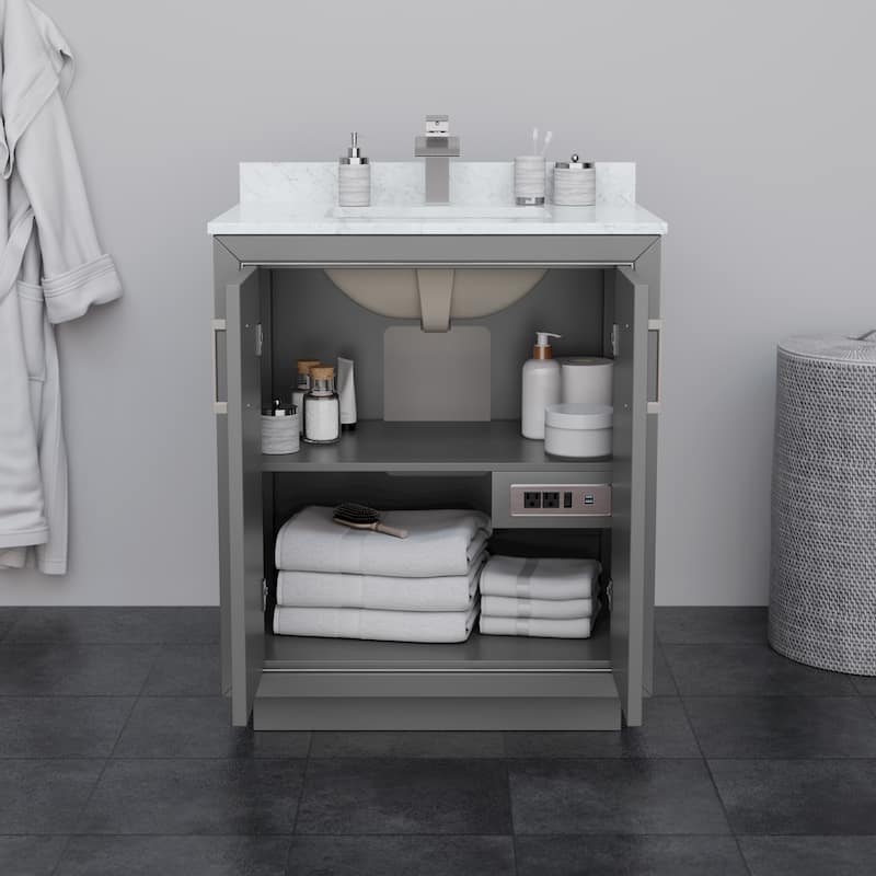 Wyndham Collection WCF1111-30S-CX-M24 Icon 30" Single Free Standing