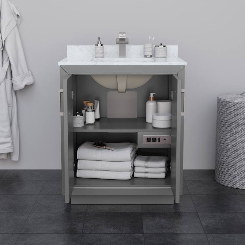 Wyndham Collection WCF1111-30S-CX-MXX Icon 30" Single Free Standing