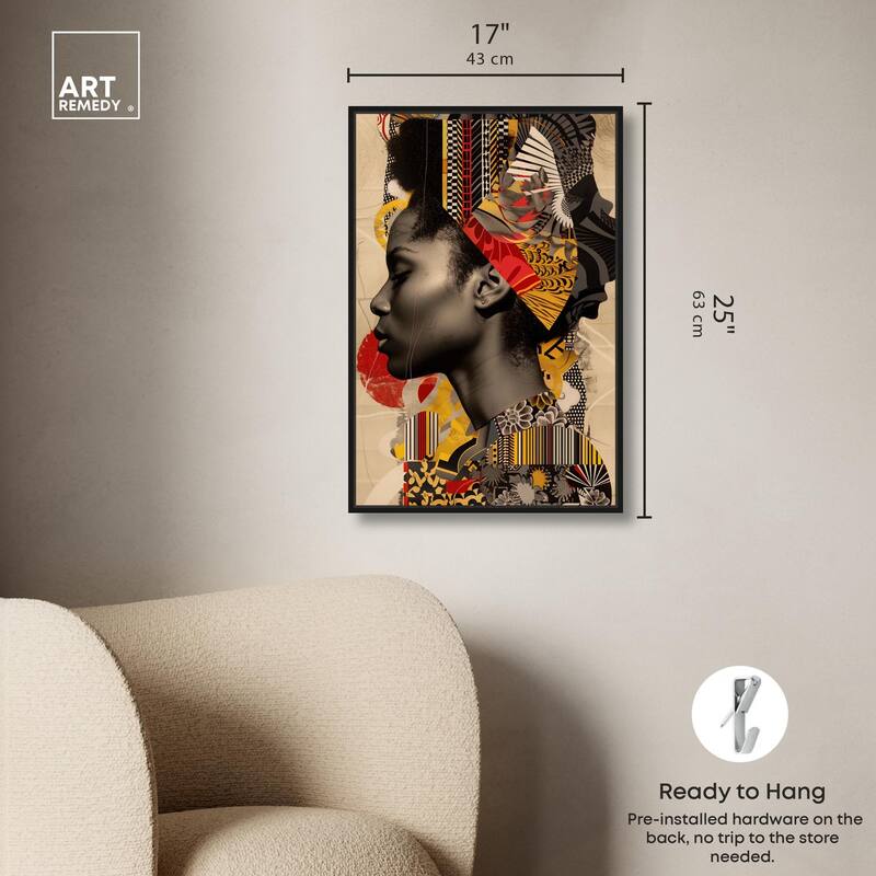 Cultural Collage Canvas by Art Remedy