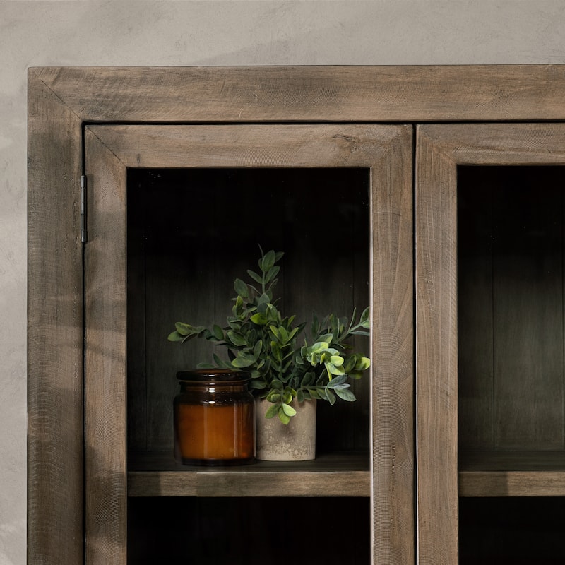 Kasey Reclaimed Pine Display Cabinet by Kosas Home