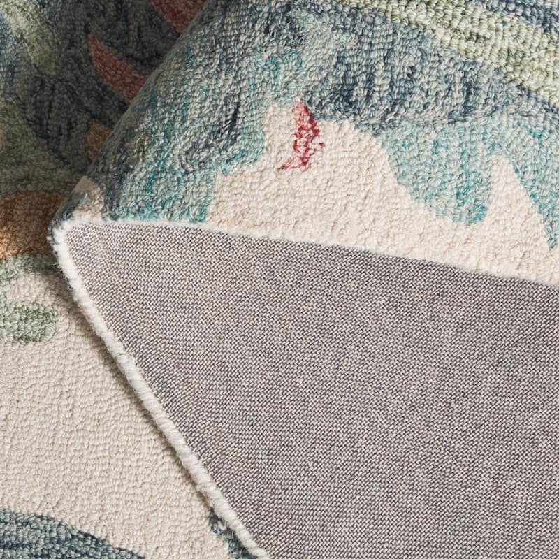SAFAVIEH Handmade Jardin Shiho Country Wool Rug