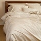 preview thumbnail 6 of 18, BedVoyage Melange viscose from Bamboo Cotton Duvet Bed Set Sand - King