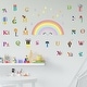 preview thumbnail 3 of 4, Walplus Colorful Rainbow Alphabet Kids Wall Stickers Nursery Décor Decal