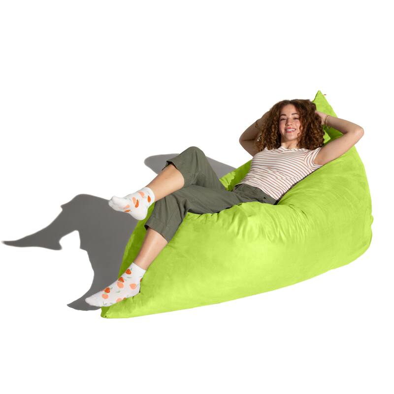 Jaxx 5.5' Huge Bean Bag Floor Pillow and Lounger for Adults - Microsuede