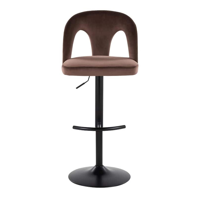 Ava Upholstered Adjustable Barstool - Set of 2