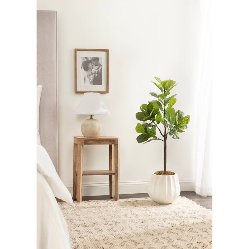 Kate and Laurel Fidmont Faux Fiddle Fig Tree