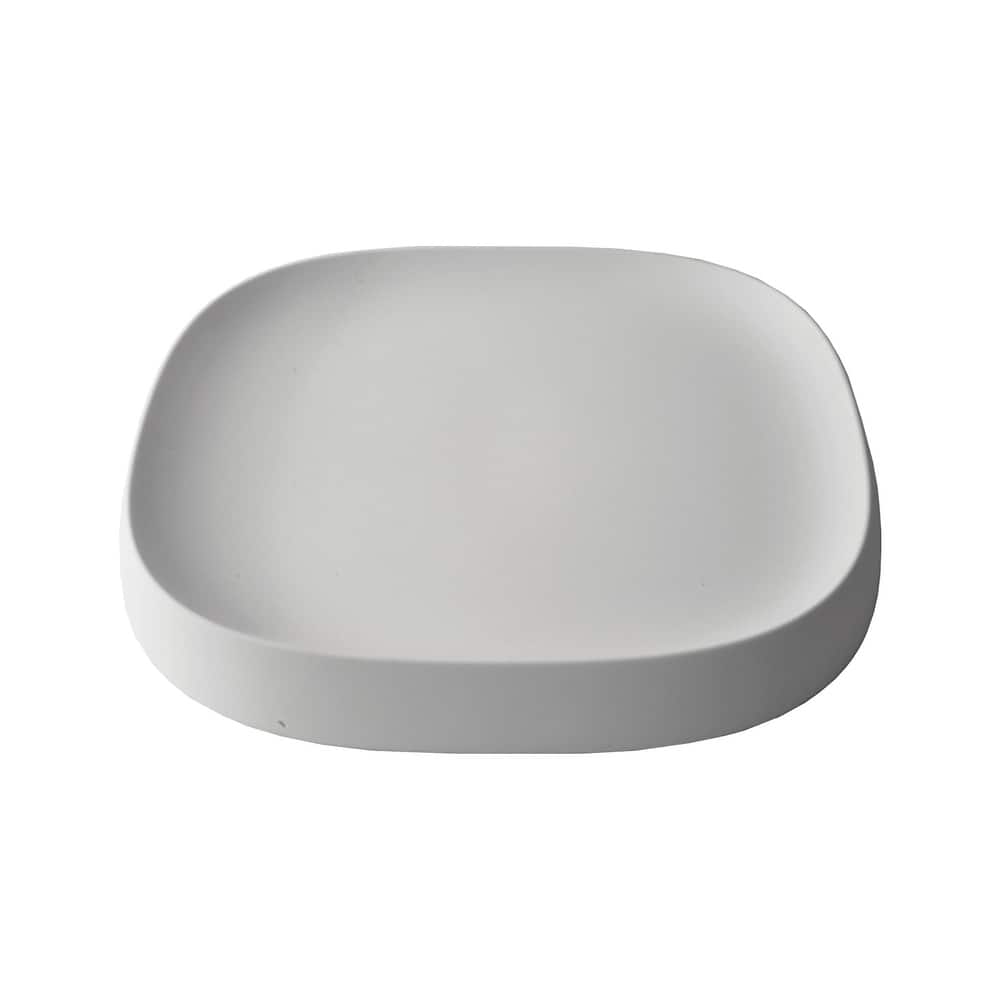 Pebble Modern Plant Caddy with Hidden Wheels