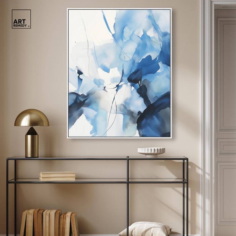 Fleur Bleue II Canvas by Art Remedy