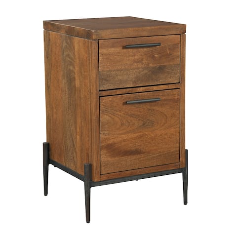 Hekman Solid Wood Brown 2-drawer File Cabinet
