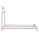 preview thumbnail 32 of 46, Full Metal Platform Bed with House-Shaped Headboard