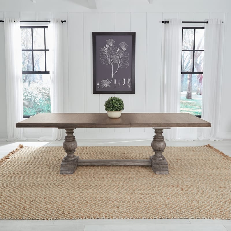 River Place Riverstone Trestle Table Set