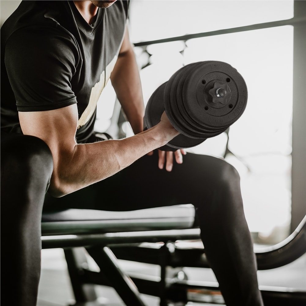 Yaheetech 66LB Adjustable Dumbbell Weight Set Home Training