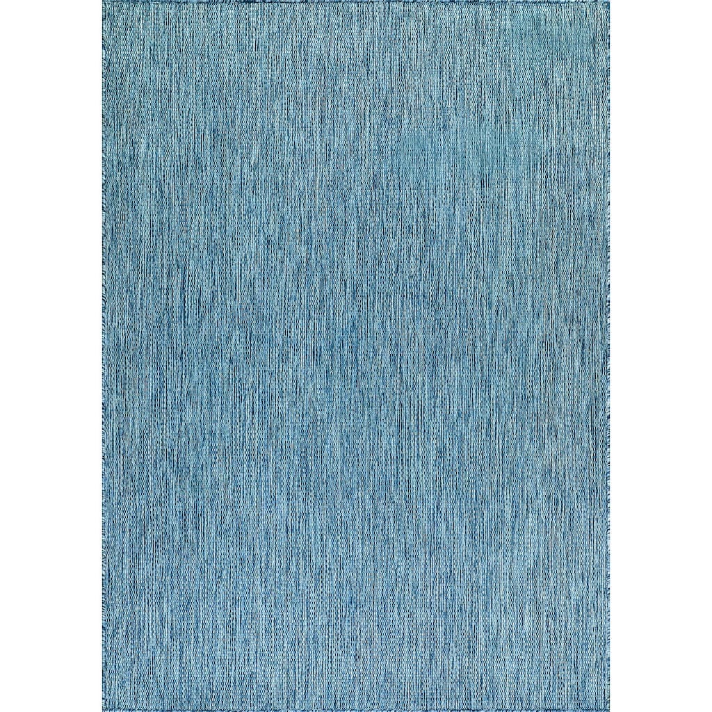 Aloha Washable Solid Indoor Outdoor Area Rug Patio Deck Living Room