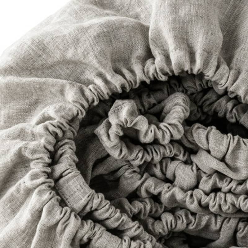 Taupe Linen California King Fitted sheet
