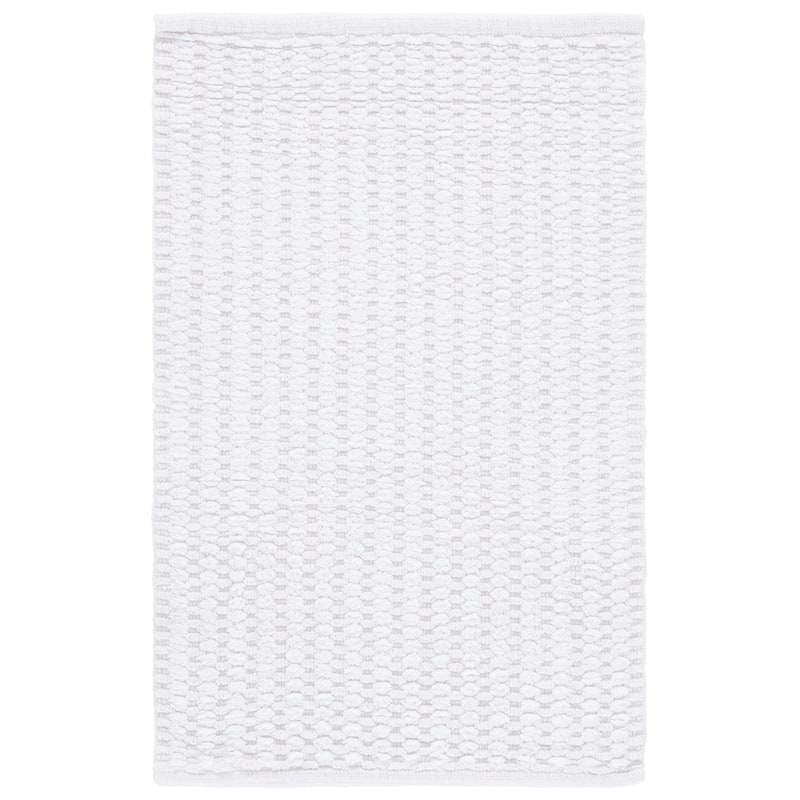 SAFAVIEH Home Oliva Textured Hatched 32"L x 20"W Bathmat Set of 2