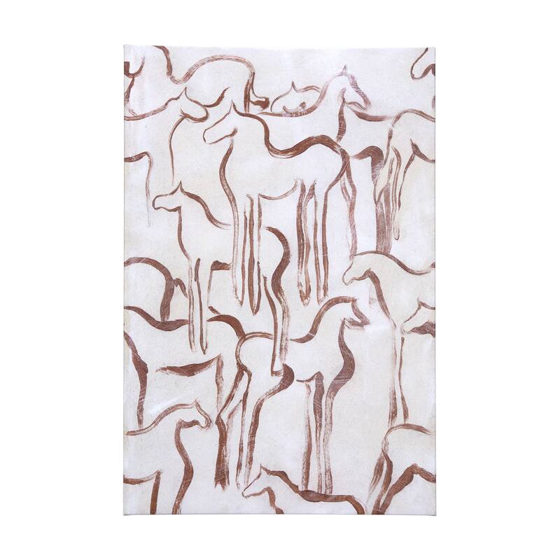 Horse Herd III (40 x 60) Canvas Art Print - Large
