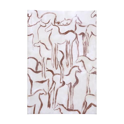 Horse Herd III (40 x 60) Canvas Art Print