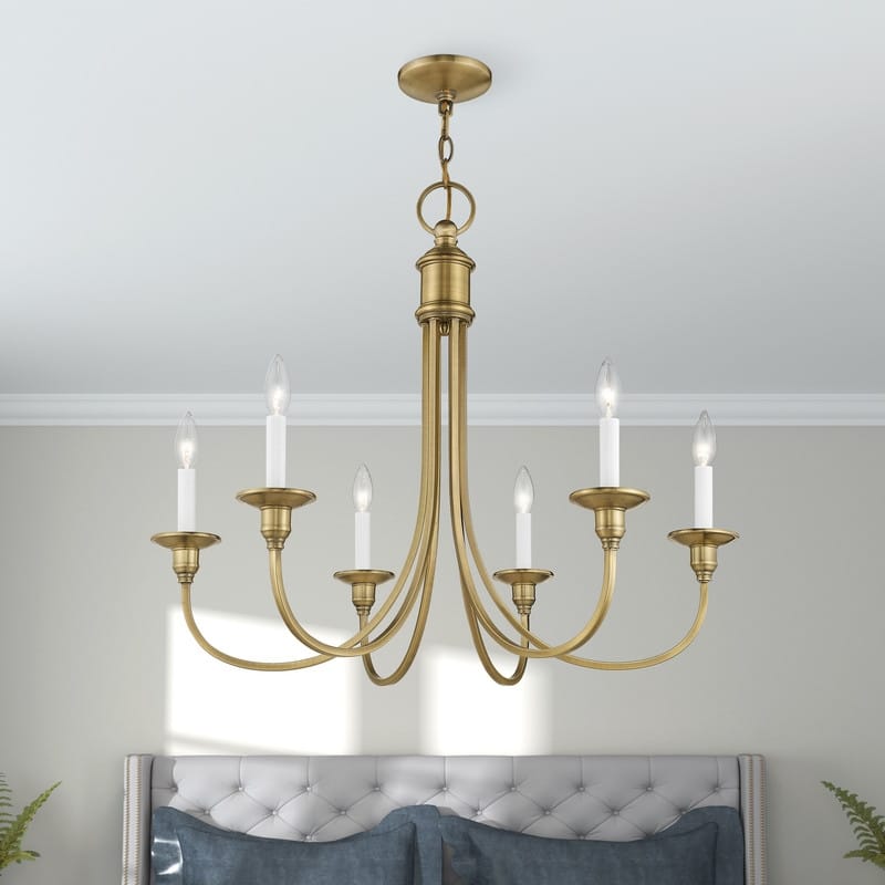 Livex Lighting 6-light Chandelier, 5146-35, 5146-01