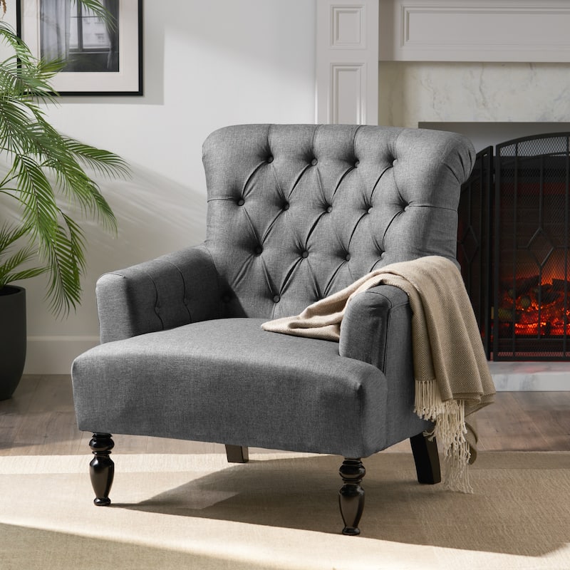 33.5" Upholstered Club Chair