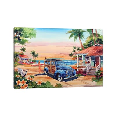 iCanvas "Wahine Wood" by Bill Drysdale Canvas Print