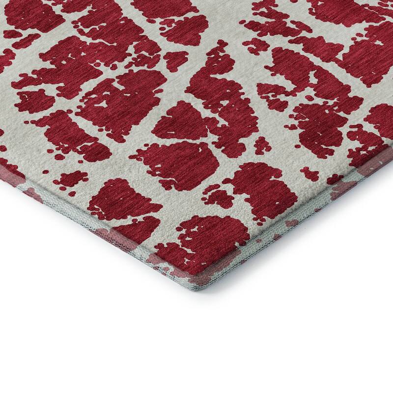 Premium Washable Super Soft Modern Crackle Mayfield Rug