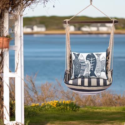 Magnolia Casual Swing Set 4 piece - Marina Stripe w/ Fish